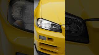 Nissan Skyline GTR R34 VSpec  1 of 44💛 nissan nissanskyline gtr gtr34 rarecars [upl. by Minetta882]