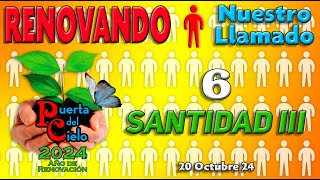 Renovando Nuestro Llamado😇06 Santidad III [upl. by Ynohtna]