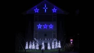 Baldwin Family Christmas Lights  THX sequence in HD 1080 [upl. by Norraj477]