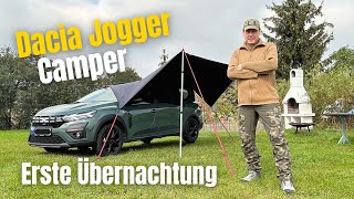 Übernachten im Dacia Jogger MicroCamper amp Roomtour 🚙👌🏼🔥🌳 [upl. by Yamauchi]