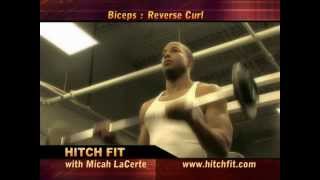 How to Perform Straight Bar Reverse Bicep Curl Hitch Fit [upl. by Boylan871]