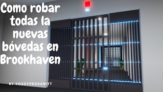 Como Robar Todas las Nuevas Bóvedas en Brookhaven😎🥷🏼  Brookhaven Roblox [upl. by Zumwalt549]