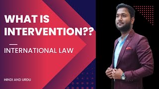 What is intervention   Meaning  Definition  International law  BA  political science [upl. by Ennaitak]