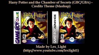 Harry Potter and the Chamber of Secrets GBC and GBA  Credits Theme Song Mashup 1080p [upl. by Vokay617]