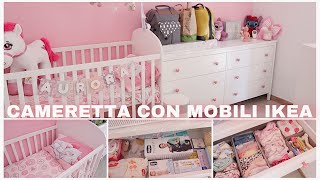 ORGANIZZAZIONE FASCIATOIO E ROOM TOUR CAMERETTA IKEA  vlog [upl. by Weight]