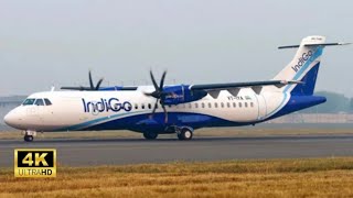 IndiGo ATR 72600 Takeoff At Kozhikode International Airport [upl. by Pierrepont]