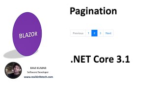 Implement Pagination in Blazor with Web API  HttpClient [upl. by Neetsyrk]