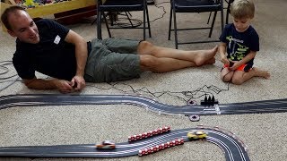 Slot Car Racing With Clark [upl. by Heddie]