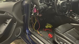 Fortin Evo One Remote Start Install Guide on my B85 Audi S5 6MT [upl. by Dlawso]