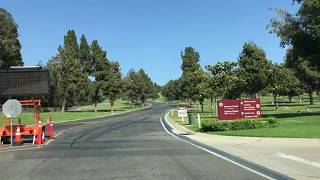 Driving in Rose Hills Memorial Park  Gate 1 [upl. by Aidin333]