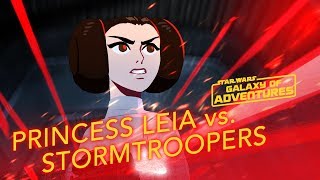 Galaxy of Adventures  Princess Leia  The Rescue [upl. by Pence337]