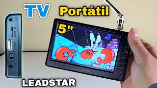 TV Digital HD Portátil De 5quot LEADSTAR ¡ La MEJOR De TODAS [upl. by Nesbitt]