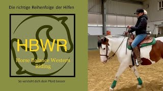 Reihenfolge der Hilfen beim Westernreiten [upl. by May]