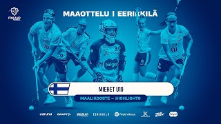 Maalikooste Suomi MU19 vs Ruotsi MU19 1311 2772022 [upl. by Scharf]