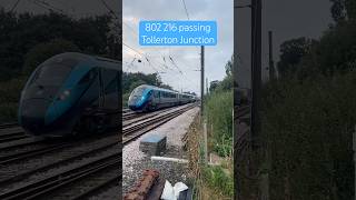 TPE Class 802 passing Tollerton Junction [upl. by Herrod]