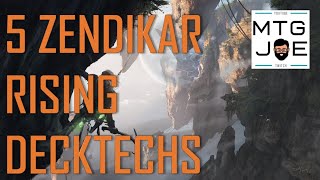 MTG Zendikar Rising Standard Live Deck Building 5 Decks featured [upl. by Yendyc571]