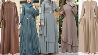 Simple elegant and Designer Abaya collectionquot Abaya designs and Gown Arabic Style Abaya photos [upl. by Erkan]