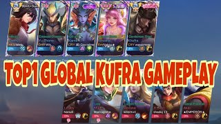 TOP1 GLOBAL KUFRA GAMEPLAY MOBILE LEGENDSTOP RANK PLAYER [upl. by Dimphia]