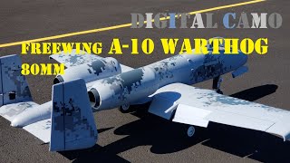 Freewing A10 Warthog 80mm Digital Camo [upl. by Lyndel]