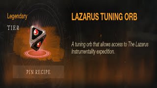 How to craft Lazarus Tuning Orb New World [upl. by Hacker]