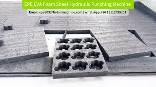 EPE EVA Foam Hydraulic Punching Machine  Revolutionize Your Packaging [upl. by Nytsirhc46]