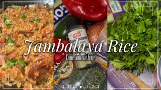 EPISODE 1 Cook with me  Jambalaya Rice with Sausage [upl. by Airamana]