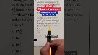 ASVAB Arithmetic Reasoning 14 explained [upl. by Tedmann]