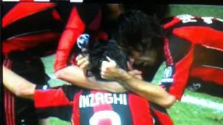 MILAN REAL 22  PIPPO INZAGHI PRIMO GOL [upl. by Layod490]