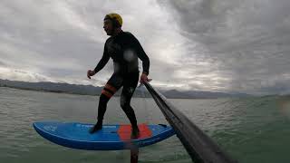 Starboard ACE foil  SUP foiling in Liguria [upl. by Jennee]