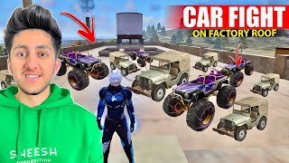 Car Fight On Factory Roof Free Fire Funny Custom Room Gameplay 😂  Garena Free Fire [upl. by Grinnell357]