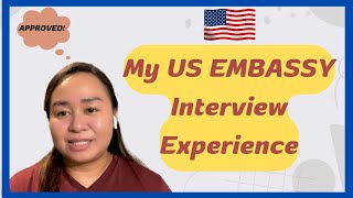 🇺🇸 My US Embassy Interview Experience  Episode 10 k1visa filamcouple immigrationjourney [upl. by Eelaras]