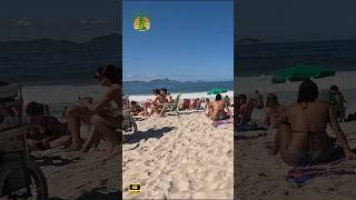 COPACABANA BEACH  RIO DE JANEIRO 🏄‍♀️🌞⛱️🚶‍♀️🏝️ copacabana riodejaneiro walkingtour trip travel [upl. by Bigner572]