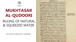 Qudoori Lesson 12 Ruling of Natural amp Squeezed Water [upl. by Hunfredo]