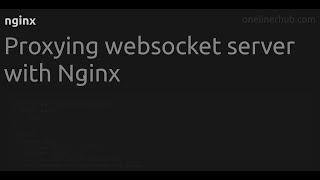 Proxying websocket server with Nginx [upl. by Aletsirc]