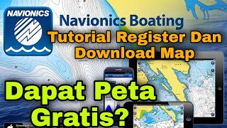 Navionics Boating HD✅Tutorial Daftar Dan Download Map Navionics Gratis [upl. by Ellicec]