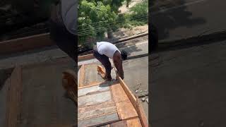 🔨How to you🔥lintel finishing ⁉️amazing work construction youtubeshorts 🔨 [upl. by Todhunter]