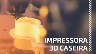 Impressora 3D caseira 12  Imprimindo a primeira peça [upl. by Mastrianni754]