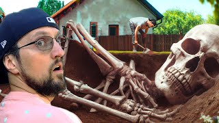 Giant Skeleton Found in Backyard What Really Happened on October 4th FV Family [upl. by Anwahsal]