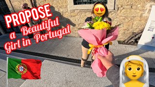 Instant Propose in Uber With a Stranger in Portugal 🇵🇹  Ghazanfar Vlogs [upl. by Aikar]