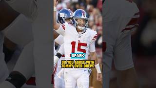 So you agree with starting Tommy over Drew footballhighlights giants nfl newyorkcity [upl. by Reltuc]