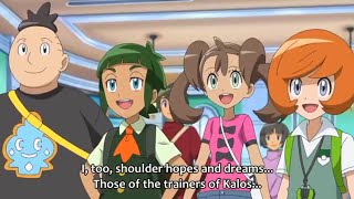 Ritchie Sawyer TrevorTierno Shauna Jimmy And Marnie Returns In Pokémon Journeys English Subbed [upl. by Solana]