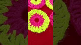 Small simple circles foryou crochet howtomakeasinglecrochet music knitting art easycrochet [upl. by Gala]