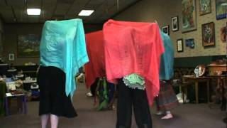 Georganne McIntyre Belly Dance Veil Dance [upl. by Yema]