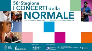 Presentazione LVIII Stagione de I Concerti della Normale  24 settembre 2024 [upl. by Yerffe]