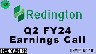 Redington Limited Q2 FY24 Earnings Call  Redington Limited Concall  2024 Q2 Result [upl. by Annavoj]