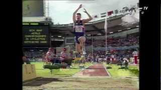 World Record  Triple Jump Men Goteborg 1995 [upl. by Yuji]