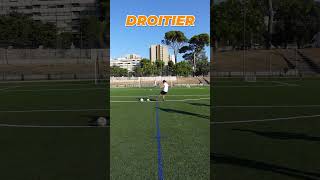 Gaucher VS Droitier  Prt3 football shoot challenge [upl. by Rahmann]