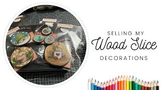 Christmas Wood Slice Decorations For Sale [upl. by Toshiko]