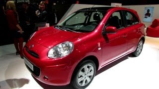 2013 Nissan Micra  Exterior and Interior Wakaround  2012 Paris Auto Show [upl. by Ellatsirhc]