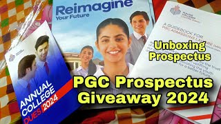 Punjab College Admissions 2024  Punjab College Prospectus Giveaway 2024  Punjab College Scholarshp [upl. by Nivla]